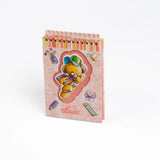 Diddl - Carnet A6 à spirale Orange Pimboli