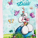 Diddl - Pochette A4 bleue