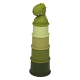 Gobelets empilables en silicone 5 pcs - Mr. Dino - Trixie