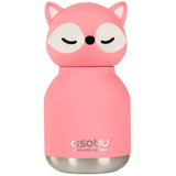 Mini gourde isotherme Bestie Renard rose - Asobu