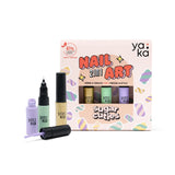 Kit Nail art vernis à ongles 2 en 1 - Sugar Cuties - Yaka