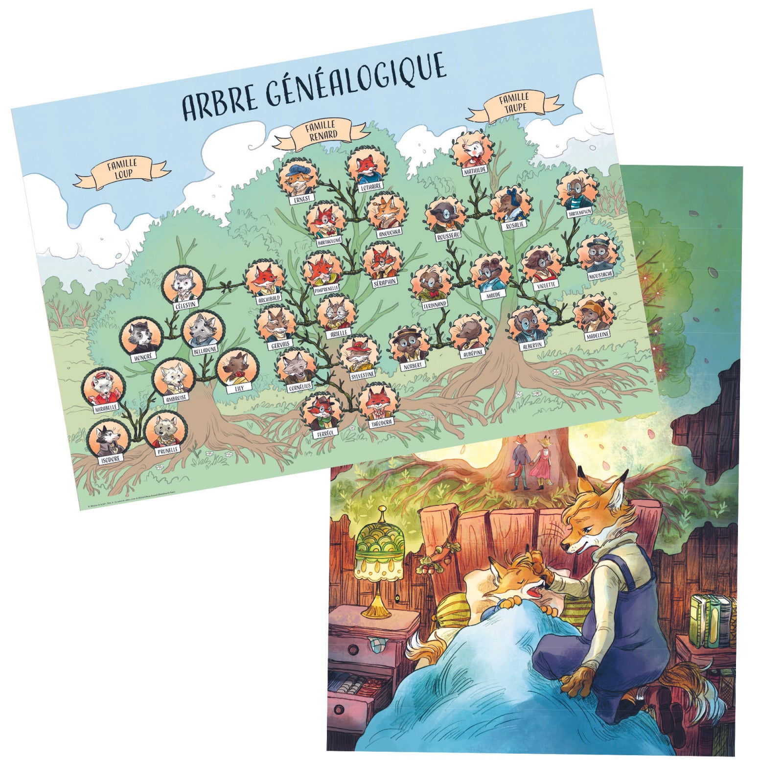 Maxi-puzzle Mémoires de la forêt de l'École des Loisirs