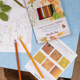 12 crayons de couleur + cartes à colorier - Moulin roty