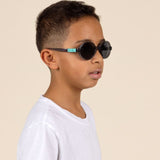 Lunettes de soleil Pop - Noir & Bleu Lagon - Ki et La