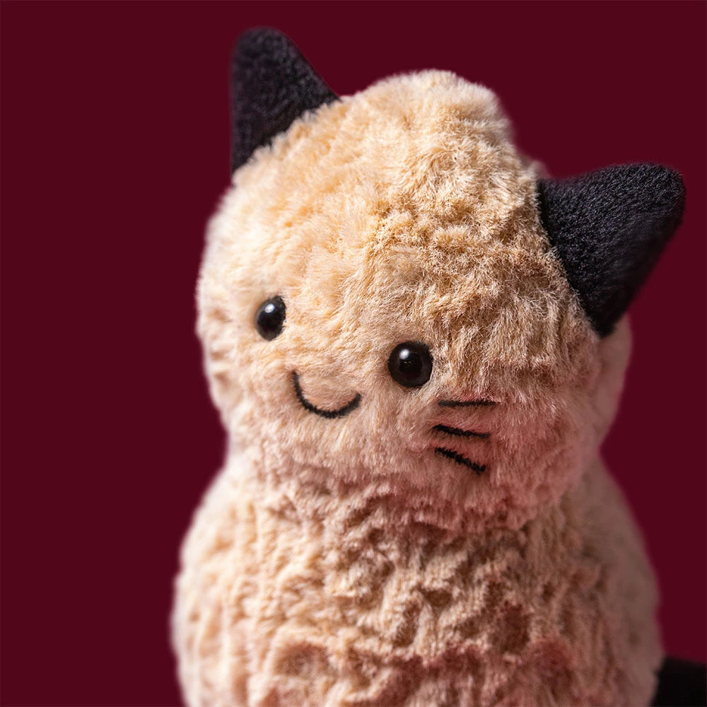Peluche Cacahuète chat - Amuseables Peanut ‘Cat’ - Jellycat — détail