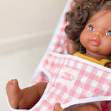 Poussette Vichy rose - Tiny Harlow