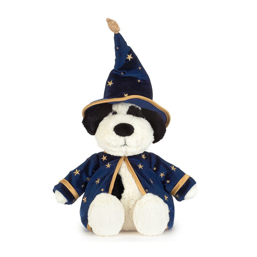 Peluche Chiot magicien Rufferty - Rufferty Puppy 'Wizard' - Jellycat — vue de face