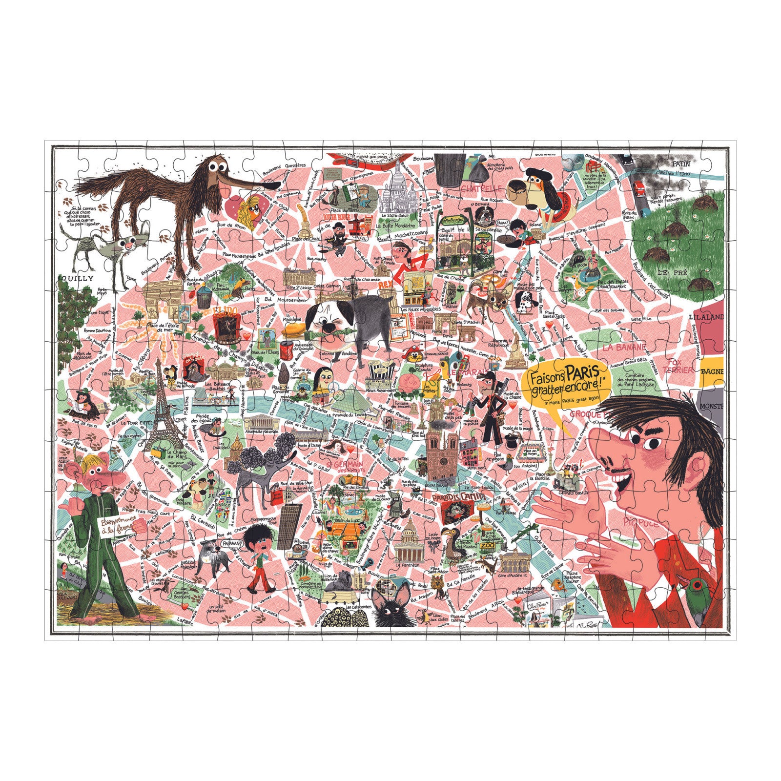 Puzzle Le Paris des Parichiens - 200 pièces - École des Loisirs