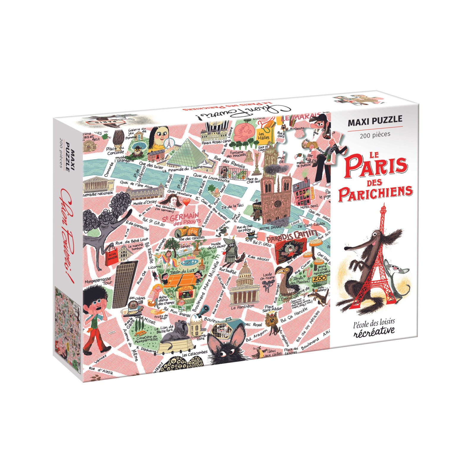 Puzzle Le Paris des Parichiens - 200 pièces - École des Loisirs