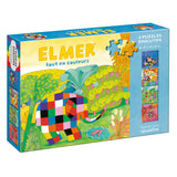 Puzzles évolutifs Elmer tout en couleurs - École des Loisirs