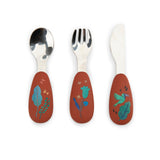 Set de couverts silicone - La forêt Mawa - Moulin Roty