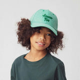 Casquette Amour Fou (Denim vert) - Chamaye