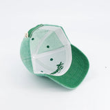 Casquette Amour Fou (Denim vert) - Chamaye
