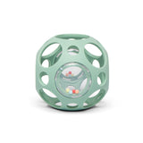 Balle hochet sensorielle en silicone verte - Little L
