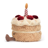 Jellycat - Peluche gâteau d'anniversaire - Amuseables Birthday Cake