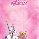 Diddl - Bloc parfumé A6 Diddl & Pimboli Rose