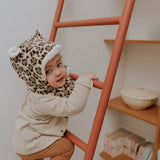 Bonnet bébé réversible - Teddy Léopard - Rien que des bêtises