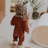 Bonnet bébé réversible - Teddy Léopard - Rien que des bêtises