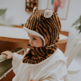 Bonnet bébé réversible - Teddy Tigre - Rien que des bêtises