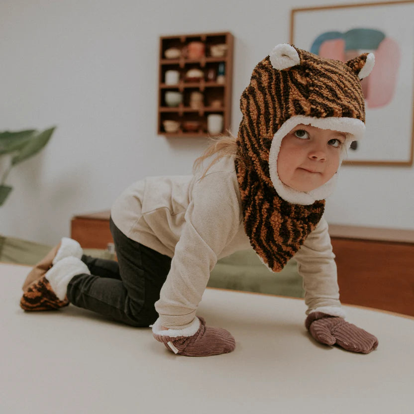 Bonnet bébé réversible - Teddy Tigre - Rien que des bêtises