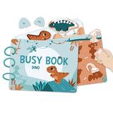 Busy book en carton - Dinosaure - Français/Anglais - Janod