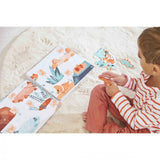 Busy book en carton - Dinosaure - Français/Anglais - Janod