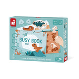 Busy book en carton - Dinosaure - Français/Anglais - Janod
