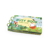 Busy book en carton - Français/Anglais - La ferme - Janod