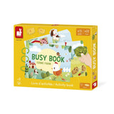 Busy book en carton - Français/Anglais - La ferme - Janod