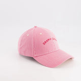 Casquette Drama Queen marinière rose - Chamaye