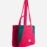 Mini cabas Let's Dance fuchsia CHAMAYE, vue de trois quarts