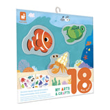 Pochette de stickers épais repositionnables - La mer - Janod