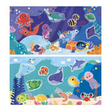 Pochette de stickers épais repositionnables - La mer - Janod