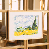 Coffret peinture au numéro - Cyprès aux blés d'or - Vincent Van Gogh - La petite épicerie