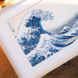 Coffret peinture au numéro - La grande vague de Kanagawa - Katsushika Hokusai - La petite épicerie