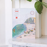 Coffret peinture au numéro - La plage et la falaise d'Amont - Claude Monet - La petite épicerie