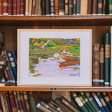 Coffret peinture au numéro - Madchen im Kahn - Curt Hermann - La petite épicerie