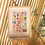 Coffret peinture au numéro - Weekend à Tokyo - La petite épicerie