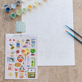Coffret peinture au numéro - Weekend à Tokyo - La petite épicerie
