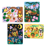 Collage de stickers en mousse - Fêtes scintillantes - Djeco