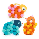 Collage de pompons - Animaux - Djeco