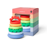 Empilable en silicone Arc en ciel - Little L