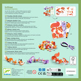 Enfilage fil chenille - Animaux mignons - Djeco