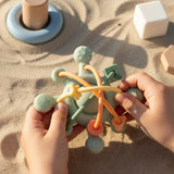 Etoile sensorielle verte en silicone- Little L