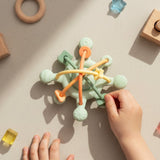 Etoile sensorielle verte en silicone- Little L