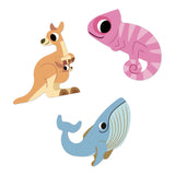 Gommettes animaux exotiques - 3 ans - Janod