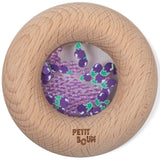 Hochet sensoriel - Donut aubergines- Petit Boum
