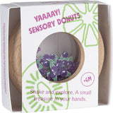 Hochet sensoriel - Donut aubergines- Petit Boum