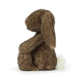 Peluche lapin Bashful marron Luxe - Jellycat