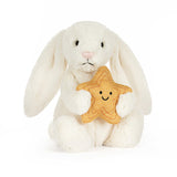 Peluche lapin blanc avec une étoile- Cream Bunny with Star - Jellycat